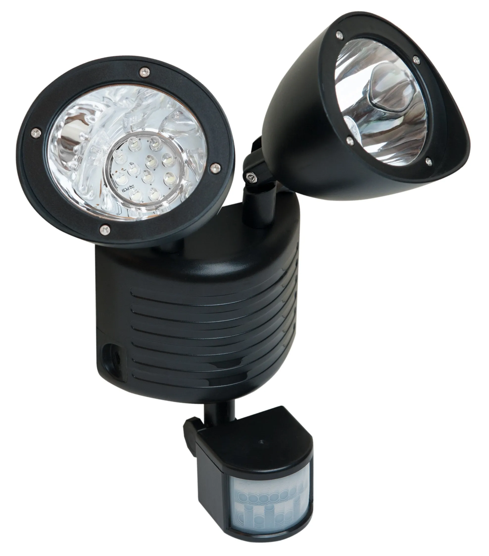 22 LED Twin Head Solar Security Light — with separate solar panel