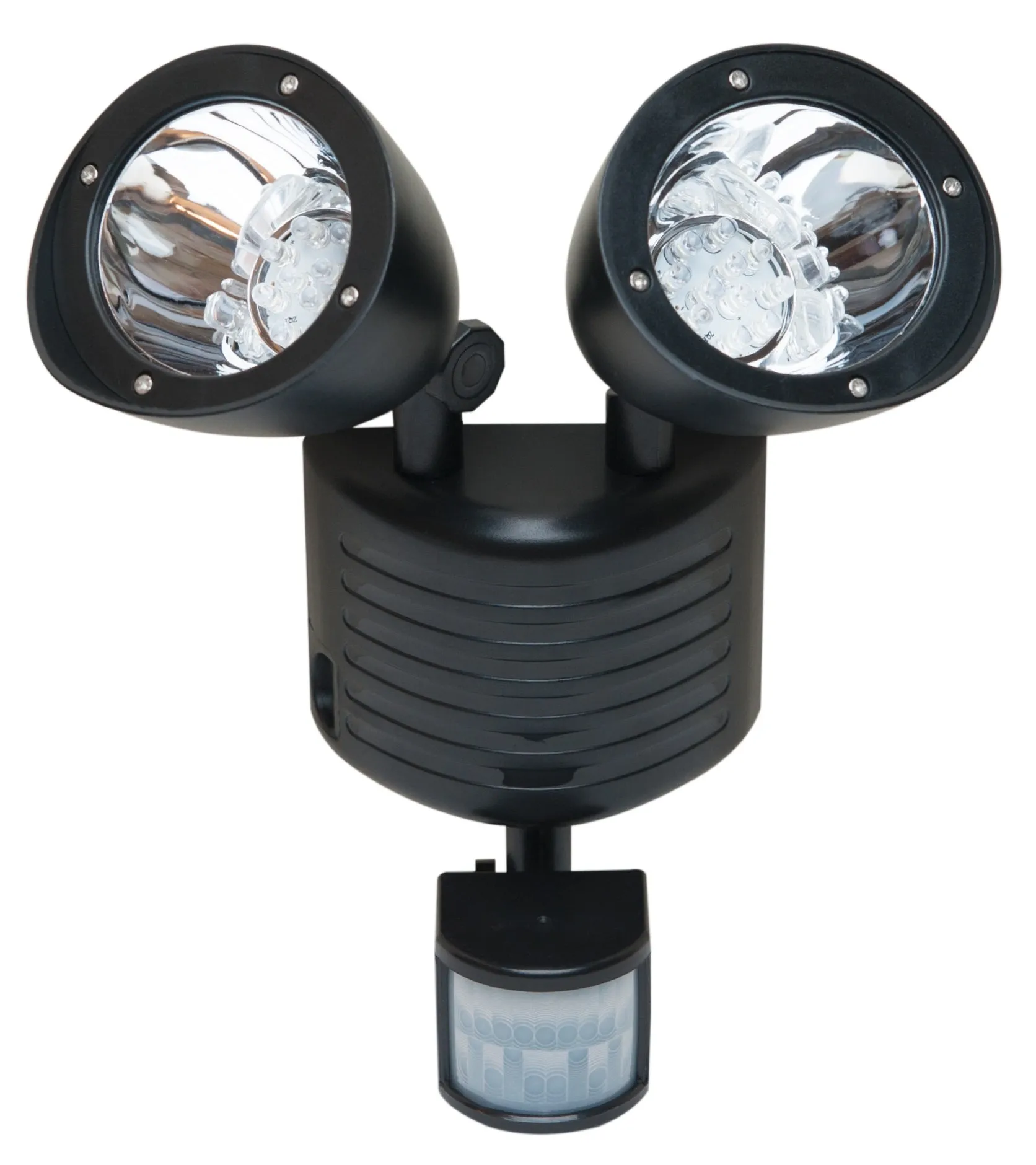 22 LED Twin Head Solar Security Light — with separate solar panel