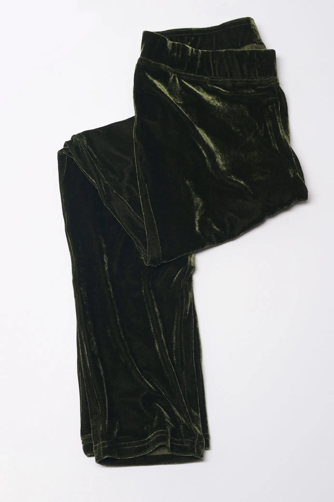 38" Straight Leg Velvet Pant