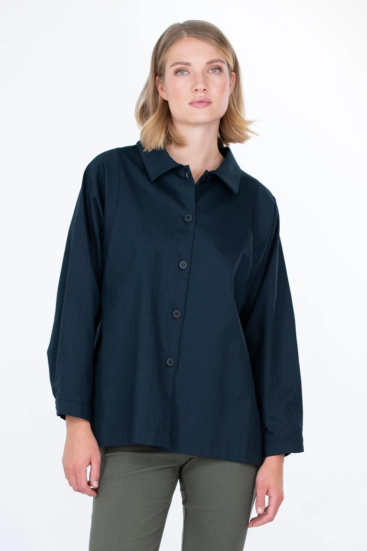 Aallokko Button-up Shirt Blue