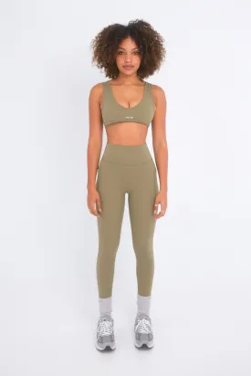 Alpine Pocket Leggings - Olive