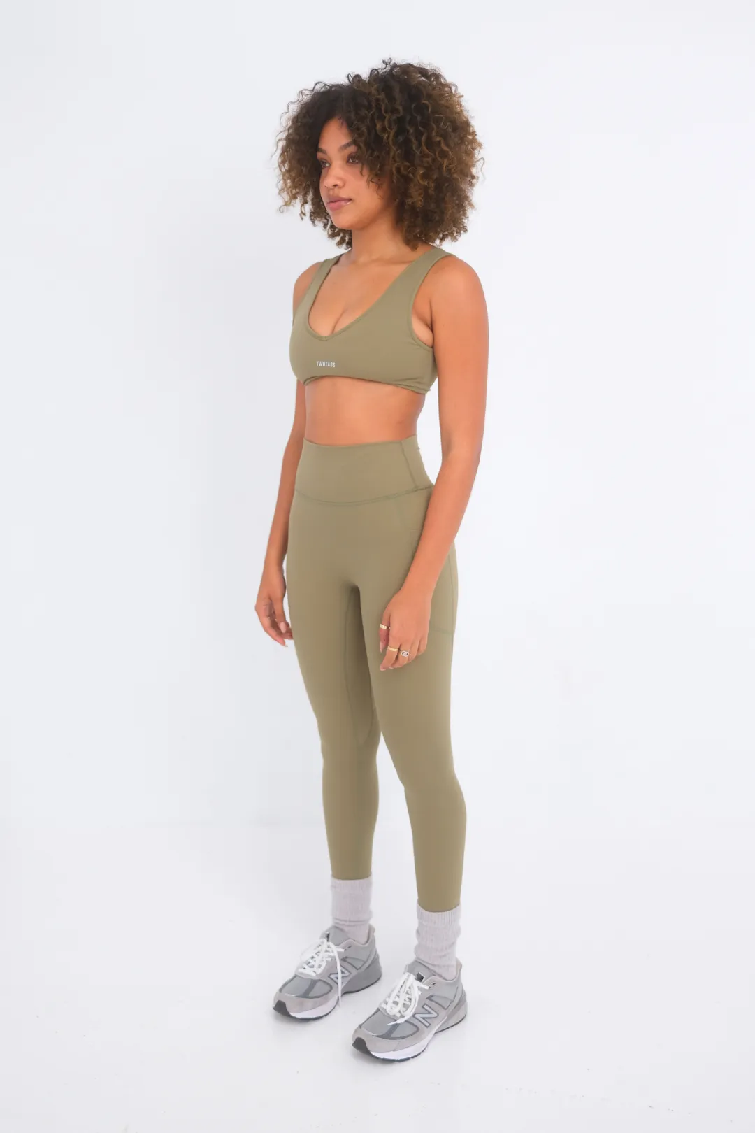 Alpine Pocket Leggings - Olive