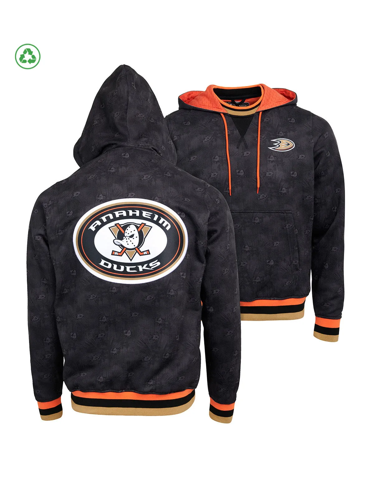 Anaheim Ducks Crew Neck Hoodie