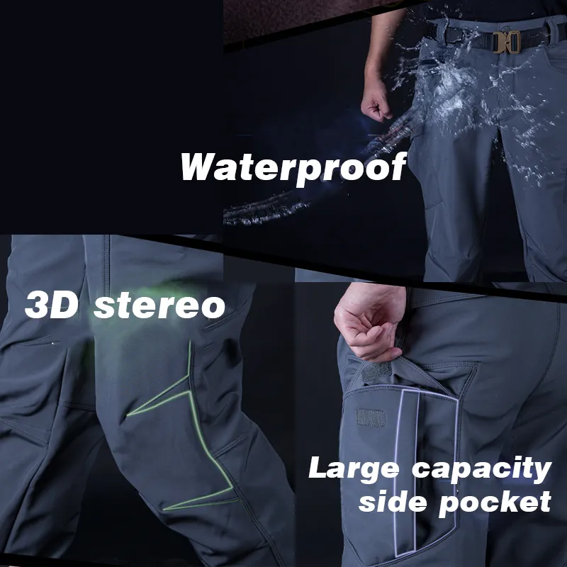 Archon Softshell Waterproof Tactical Pants for Winter