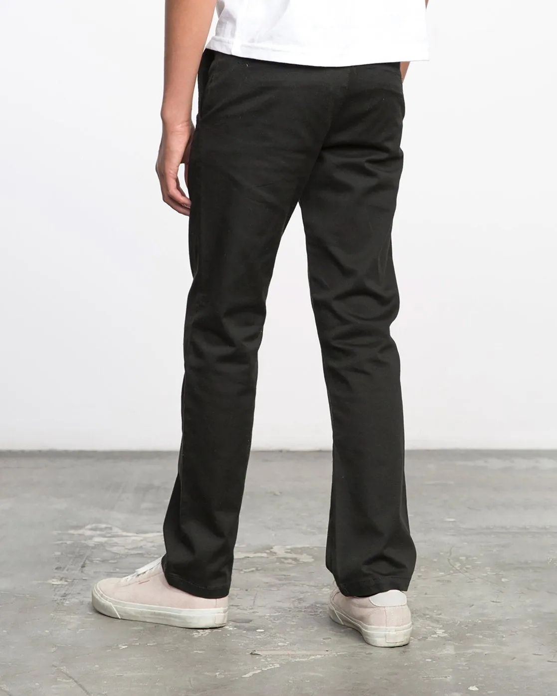 Boys Weekday Straight Fit Pants - Black