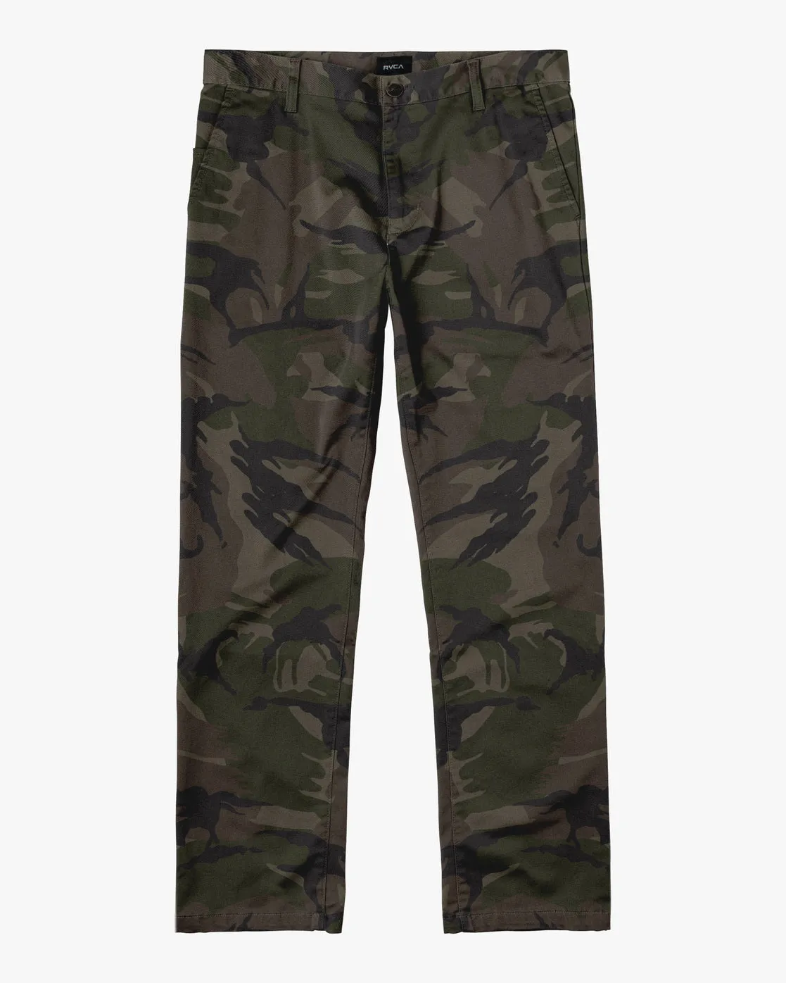 Boys Weekday Straight Fit Pants - Woodland Camo