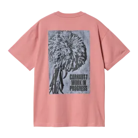 Carhartt WIP S/S Chrysanthemum T-Shirt - Dusty Rose