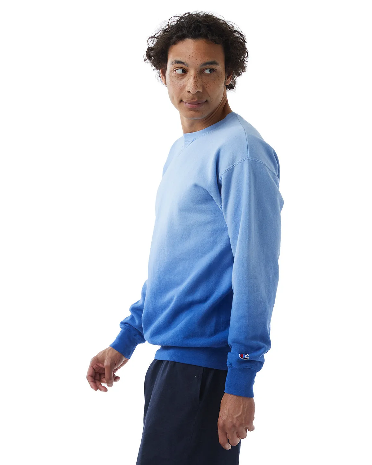 Champion Unisex Dip Dye Crew