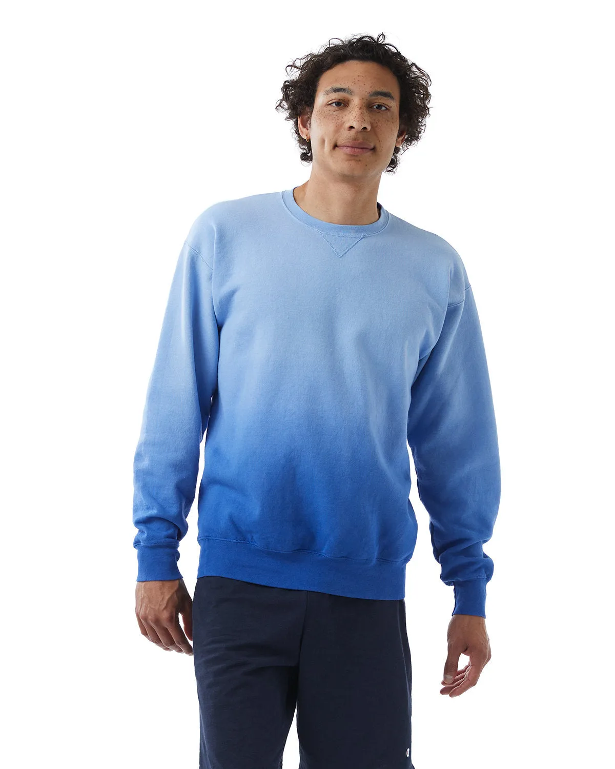 Champion Unisex Dip Dye Crew