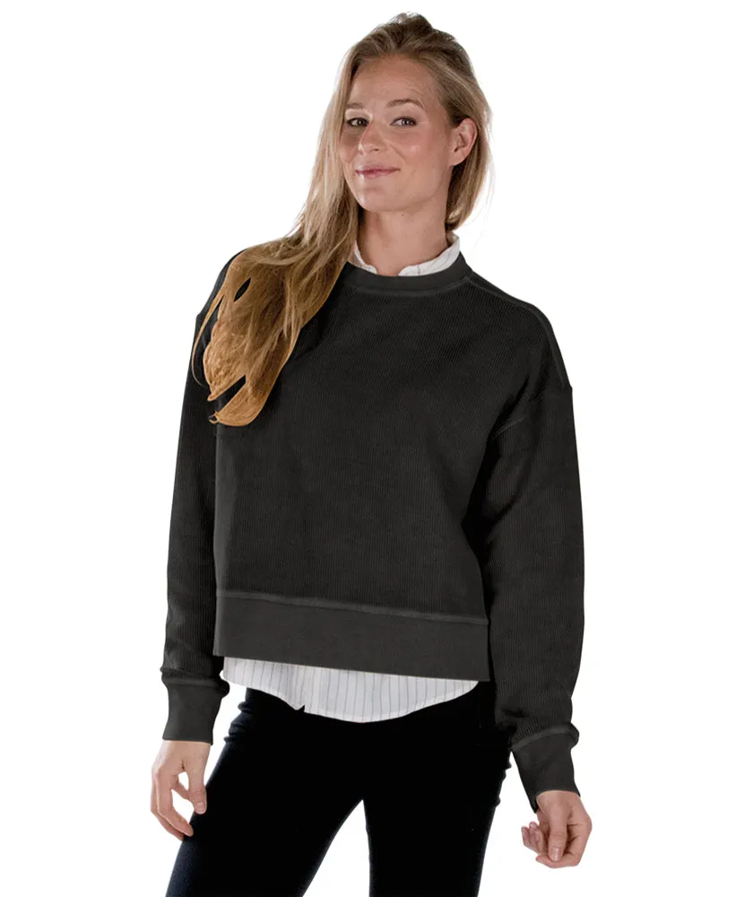 Charles River Women's Camden Crew Crop Sweatshirt