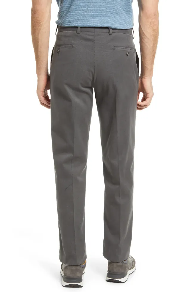 Charleston Khakis Brushed Italian Stretch Twill<br>Flat Front<br>Regular Rise