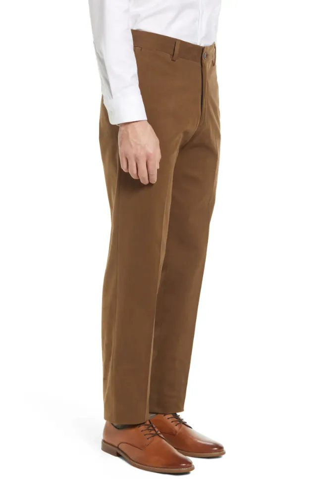 Charleston Khakis Brushed Italian Stretch Twill<br>Flat Front<br>Regular Rise