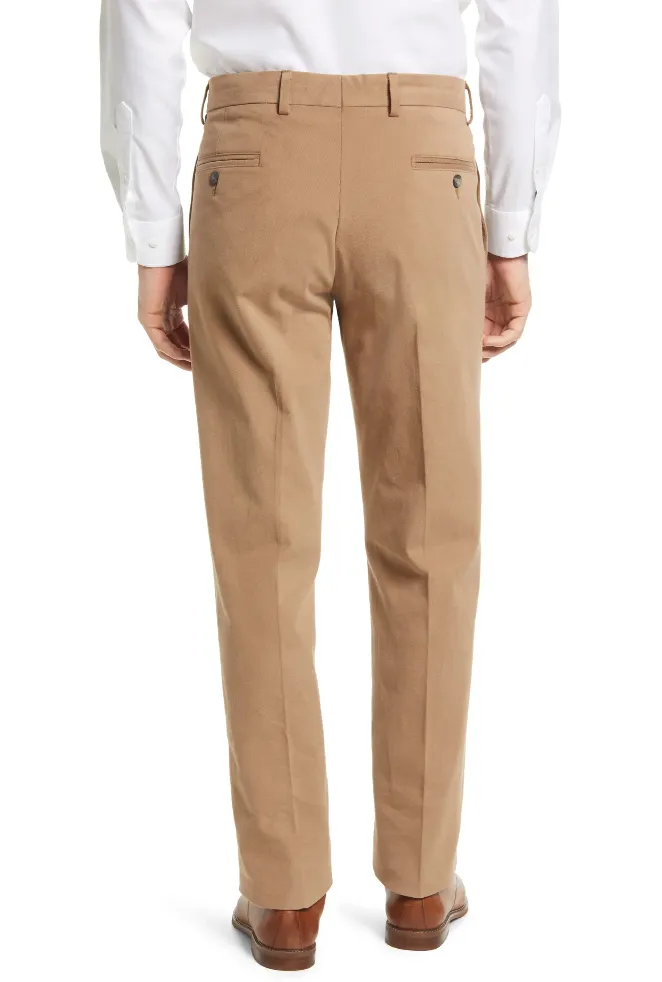 Charleston Khakis Brushed Italian Stretch Twill<br>Flat Front<br>Regular Rise