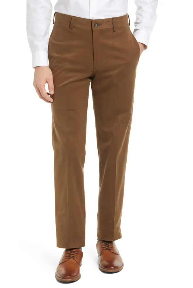 Charleston Khakis Brushed Italian Stretch Twill<br>Flat Front<br>Regular Rise