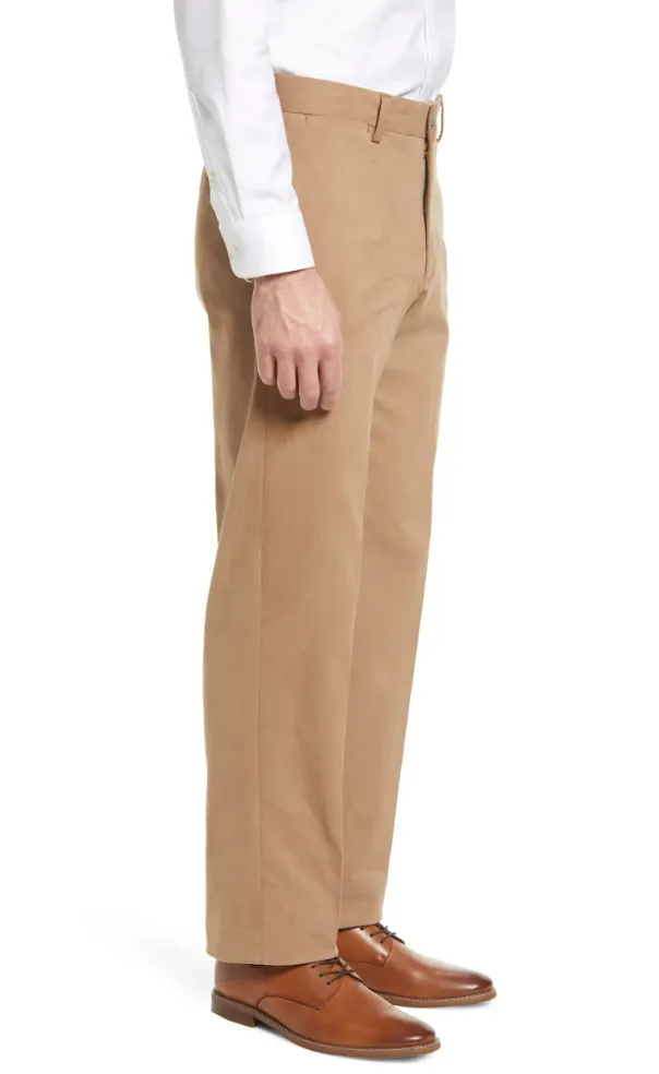 Charleston Khakis Brushed Italian Stretch Twill<br>Flat Front<br>Regular Rise