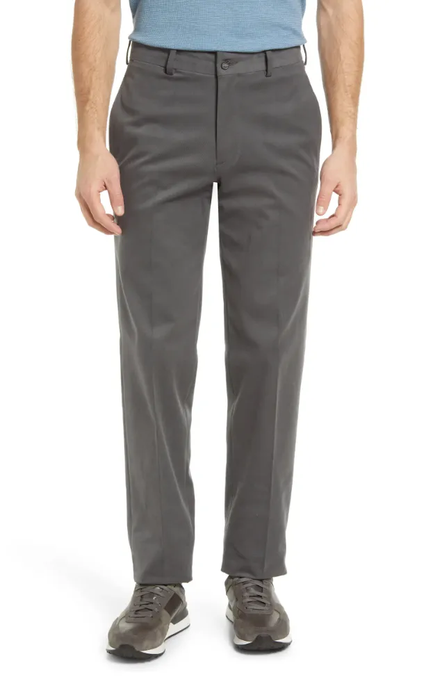 Charleston Khakis Brushed Italian Stretch Twill<br>Flat Front<br>Regular Rise