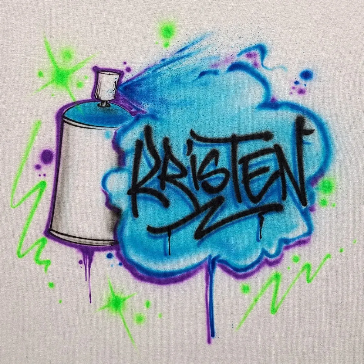 Custom Apparel | Spray Can Name