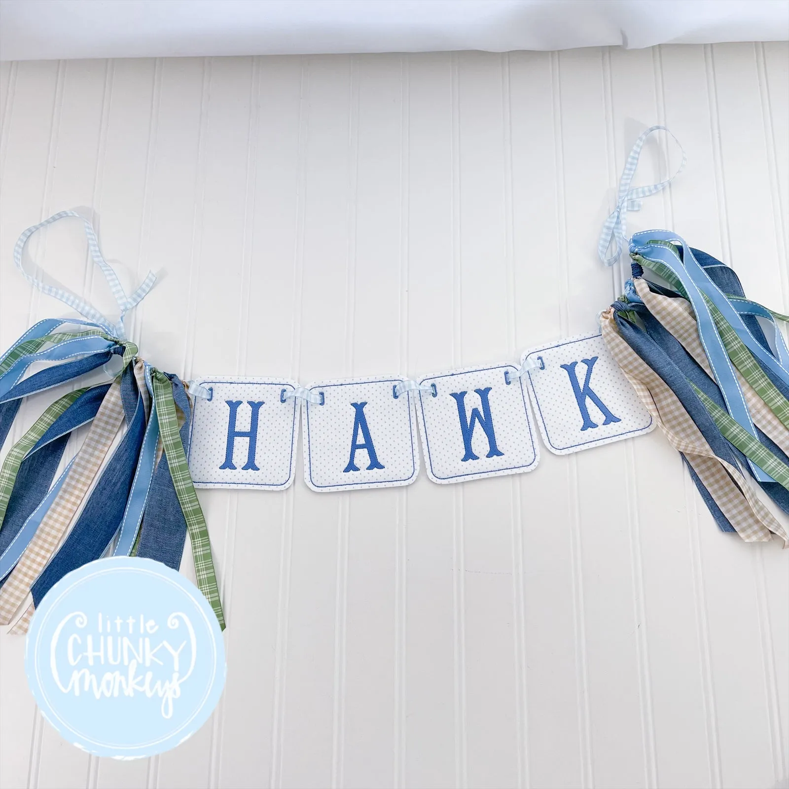 Custom Name Banner - Blue