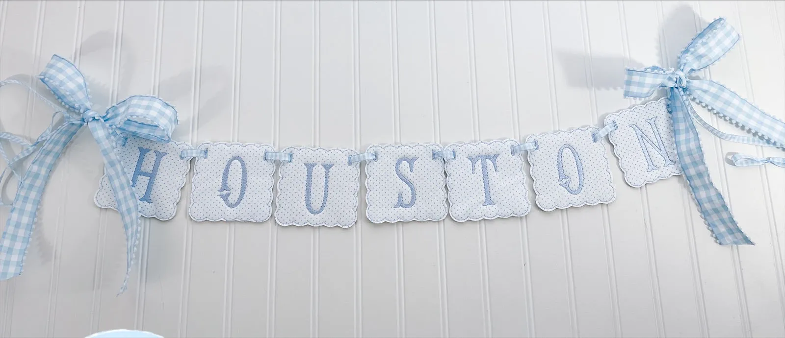 Custom Name Banner - Blue