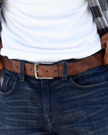 Dani | Classic Rugged Leather Belt