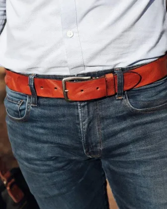 Dani | Classic Rugged Leather Belt