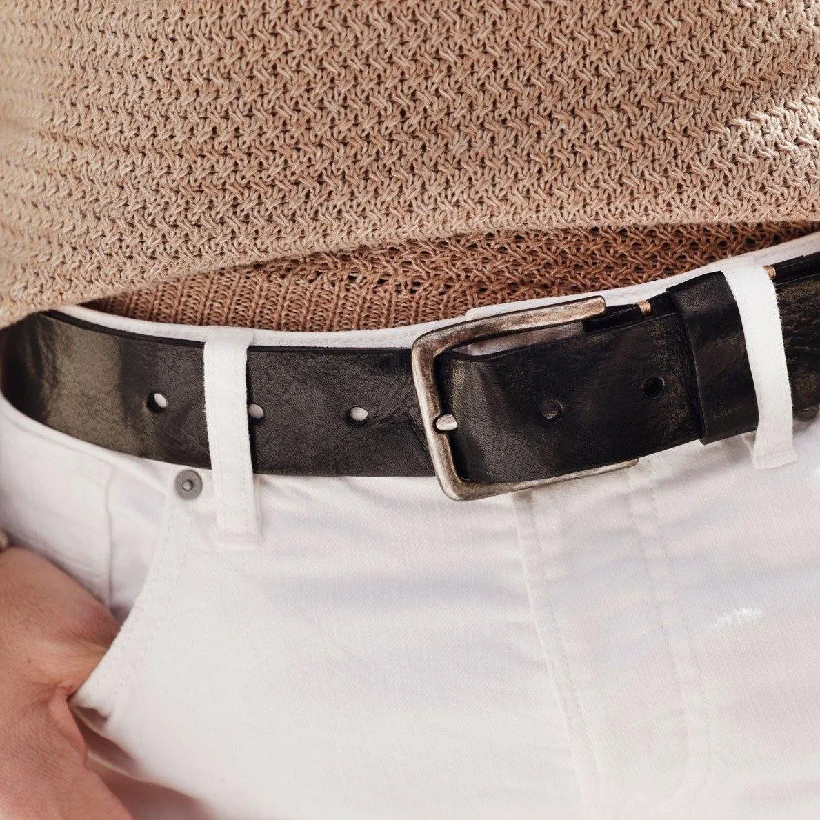 Dani | Classic Rugged Leather Belt