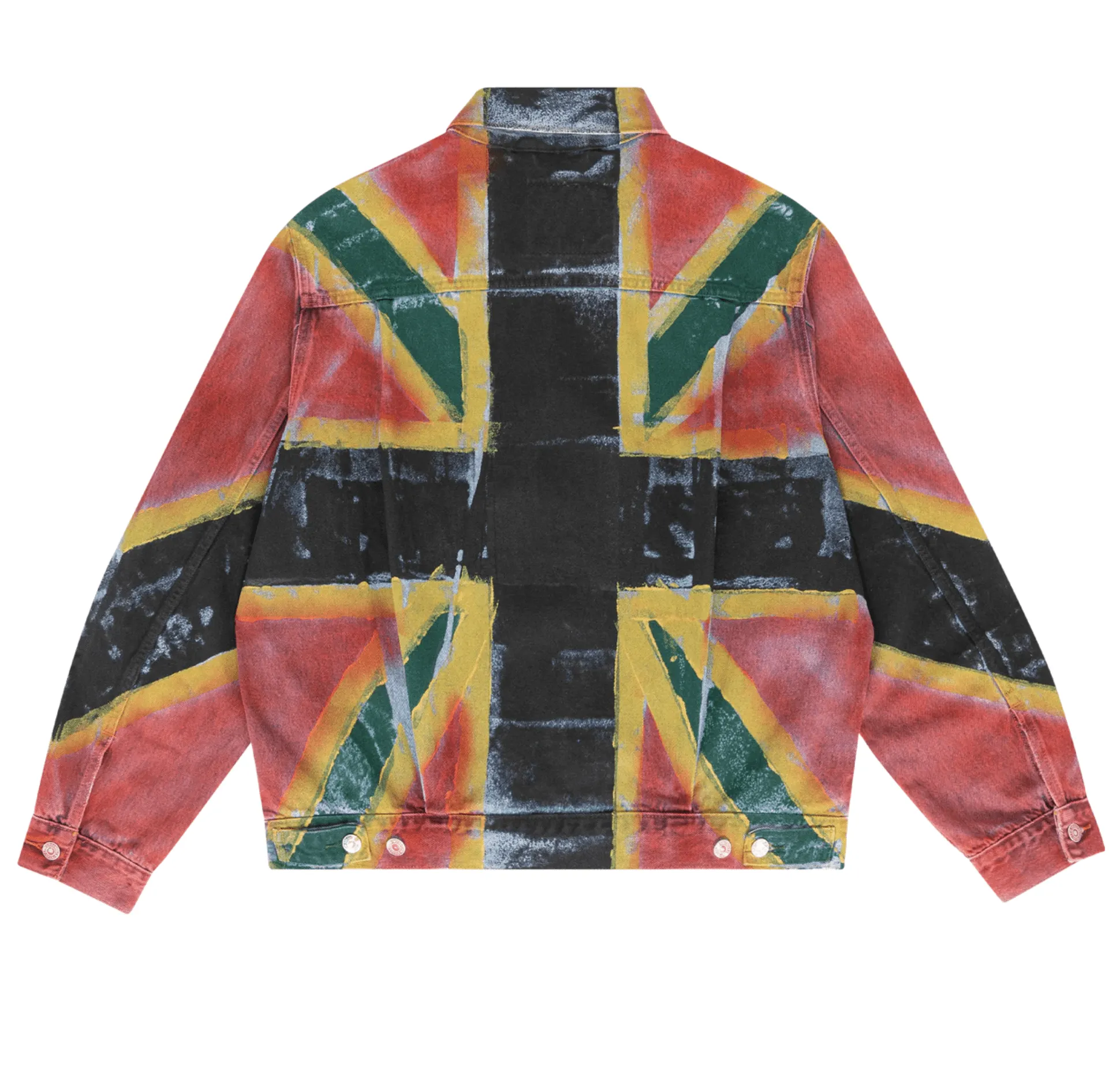 Denim Tears Empire Windrush Denim Jacket Red/Multi