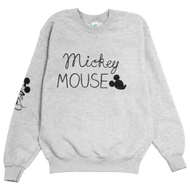 Disney Mickey Sleeve Womens Sweatshirt