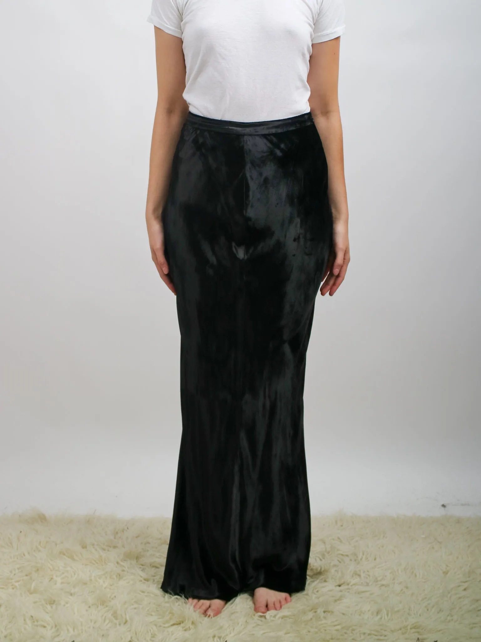 Fall 2011 Alexander Wang Stretch Velvet Maxi Skirt