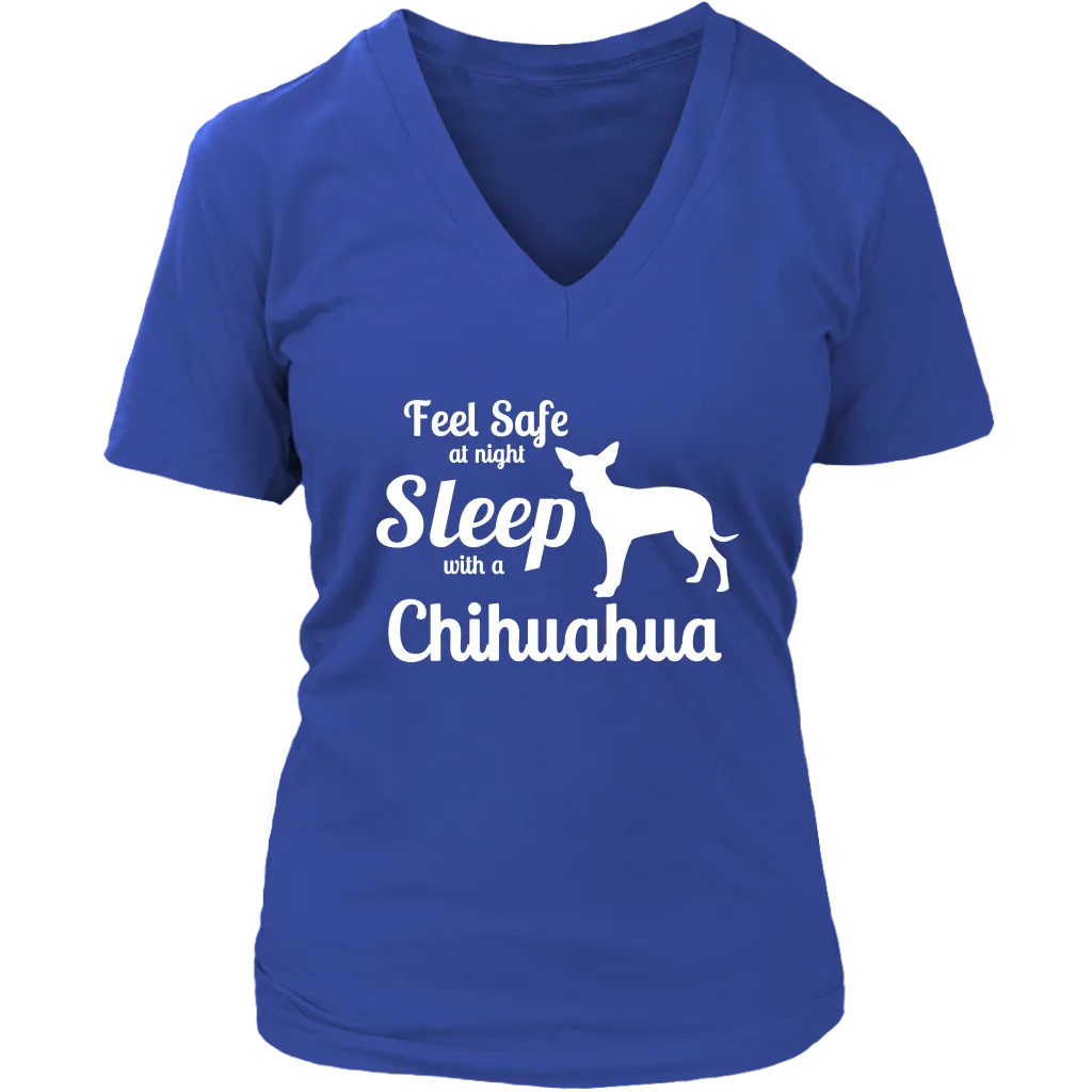 Feel Safe at Night Sleep with a Chihuahua Shirts