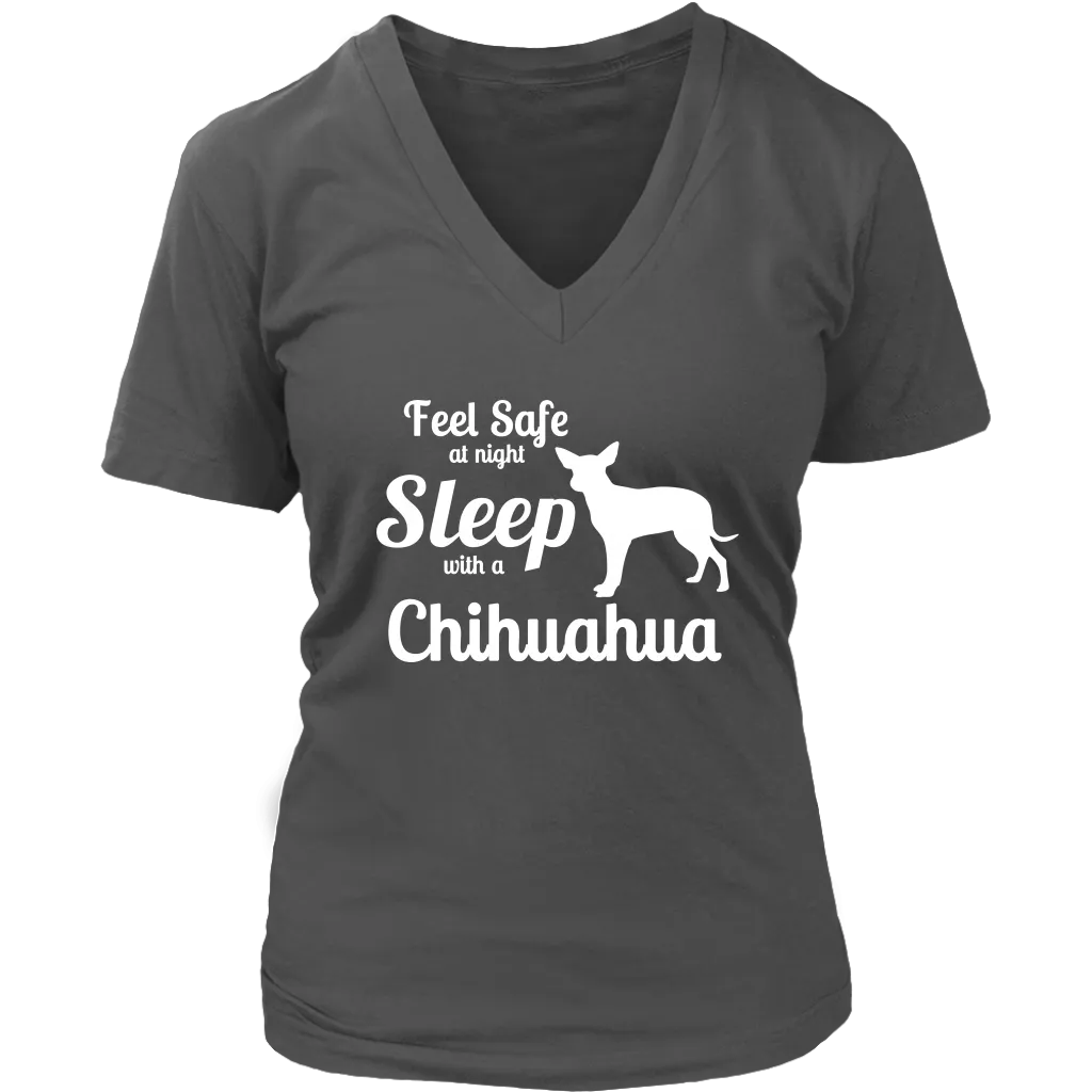 Feel Safe at Night Sleep with a Chihuahua Shirts