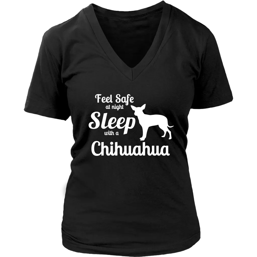 Feel Safe at Night Sleep with a Chihuahua Shirts