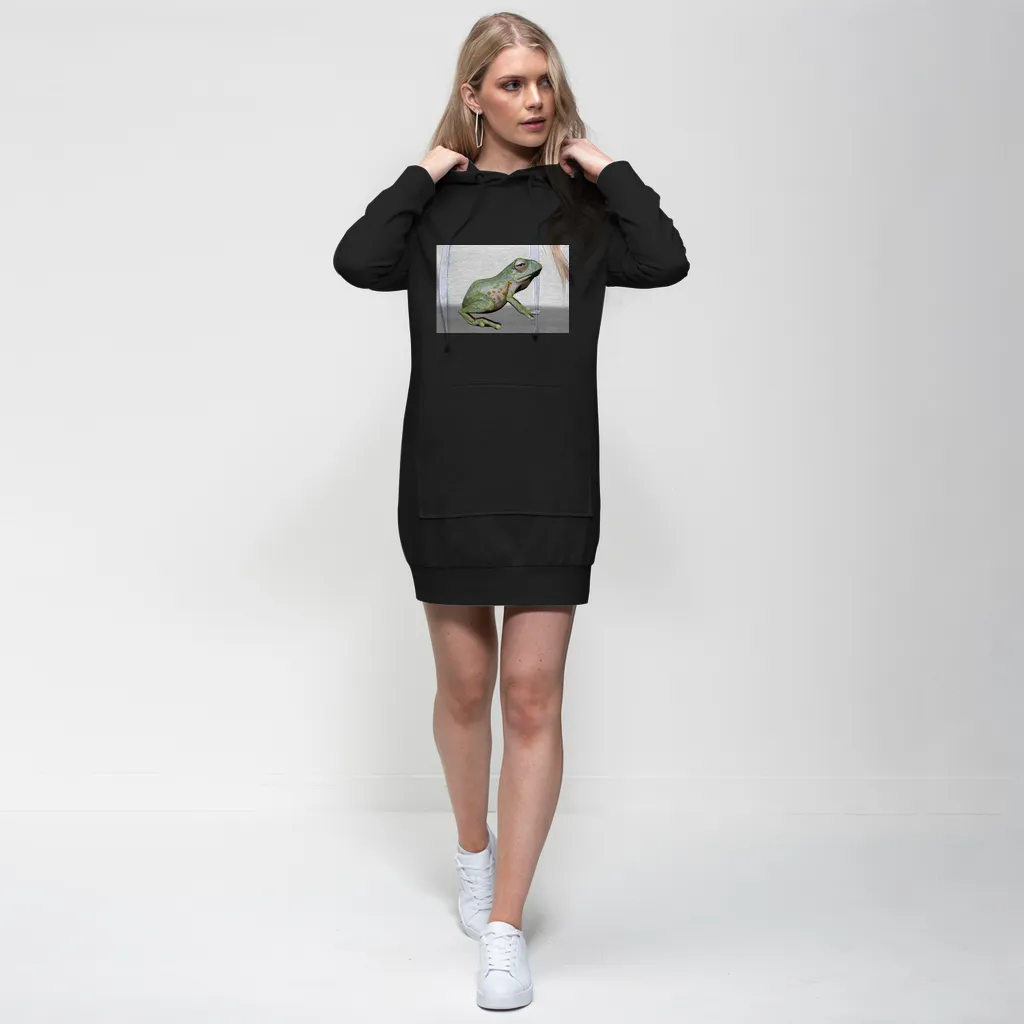 Frog Premium Adult Hoodie Dress