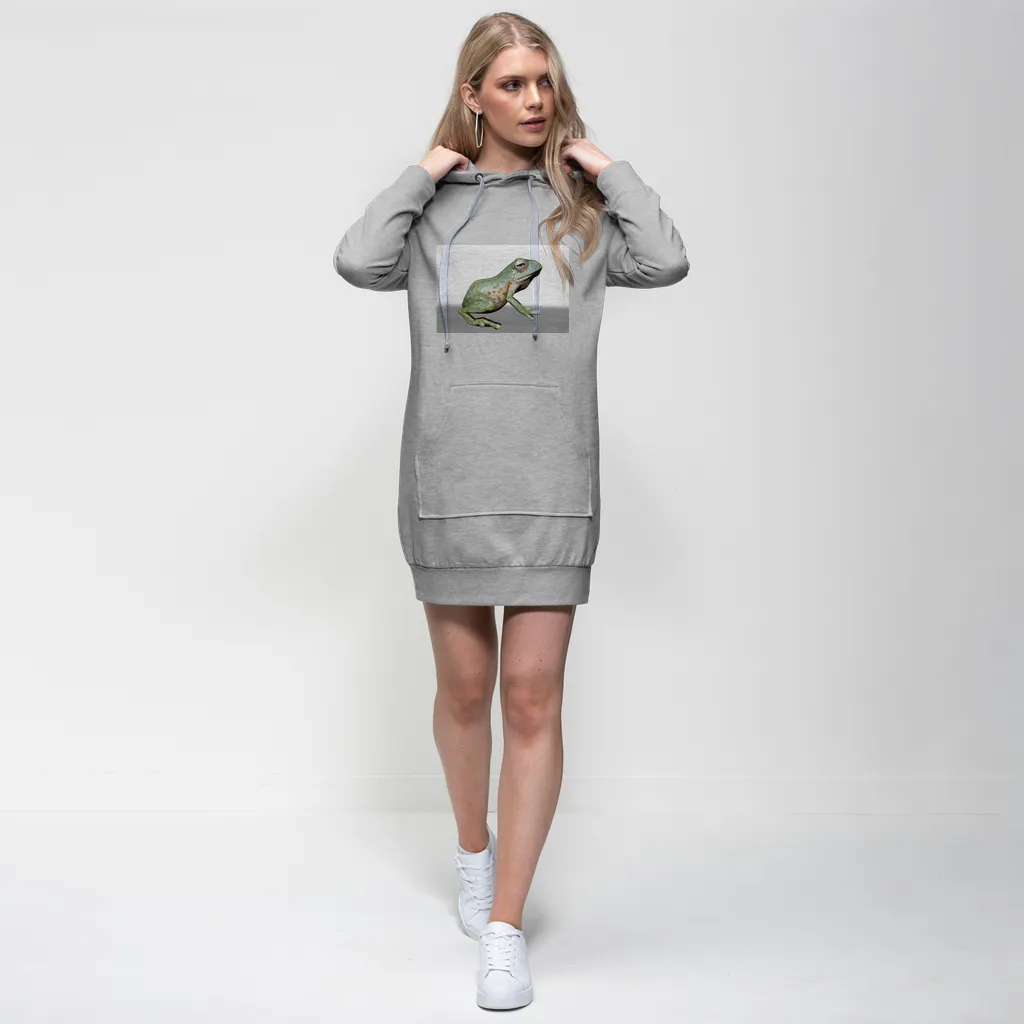 Frog Premium Adult Hoodie Dress