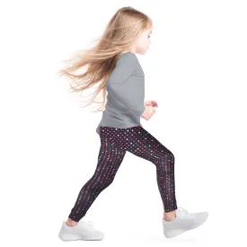 Girls Sports Leggings | Beautiful Polk Dot Print | Ankle-length | Activewear | Age 3 – 12 Years | Broggs®