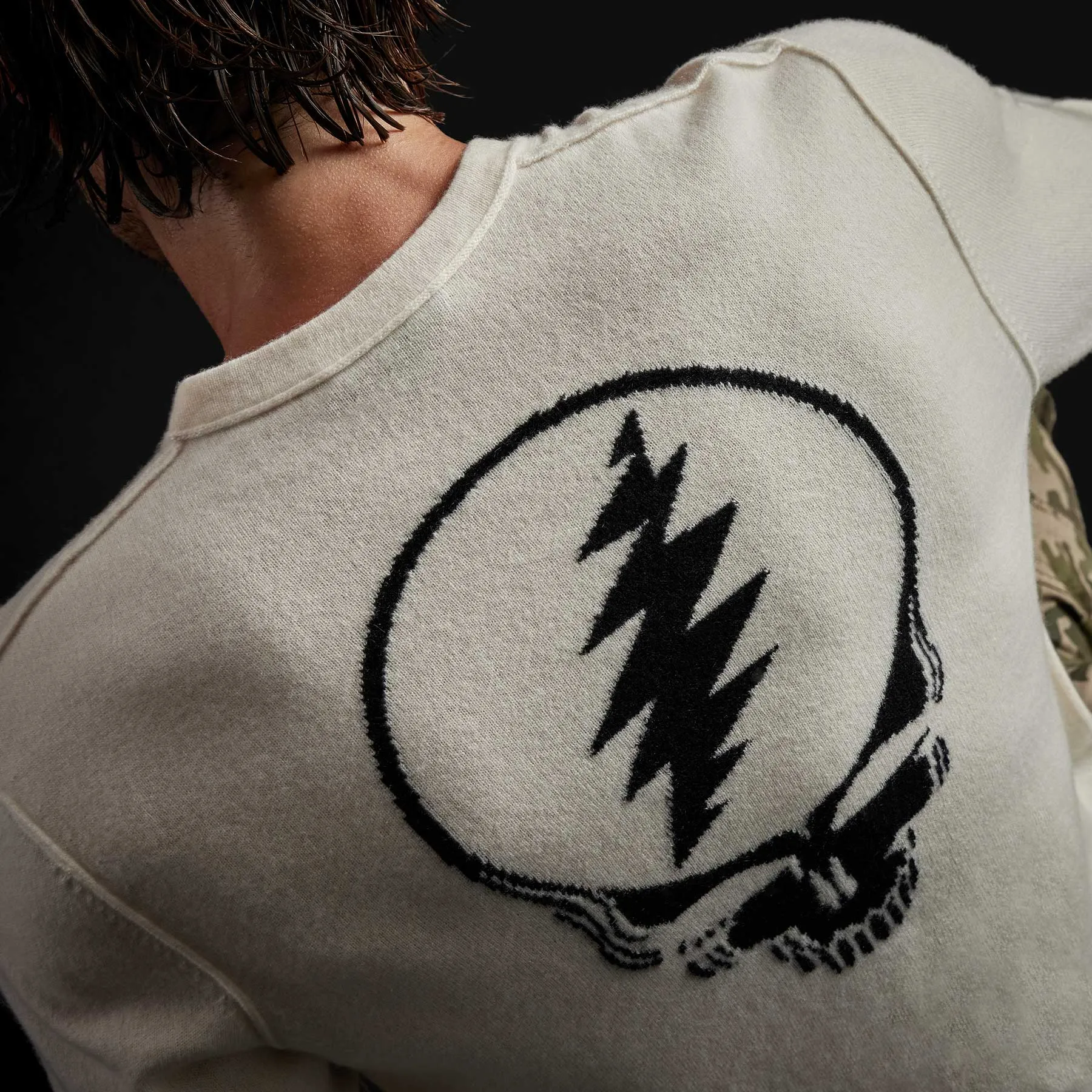 Grateful Dead Recycled Cashmere Sweater - Ivory