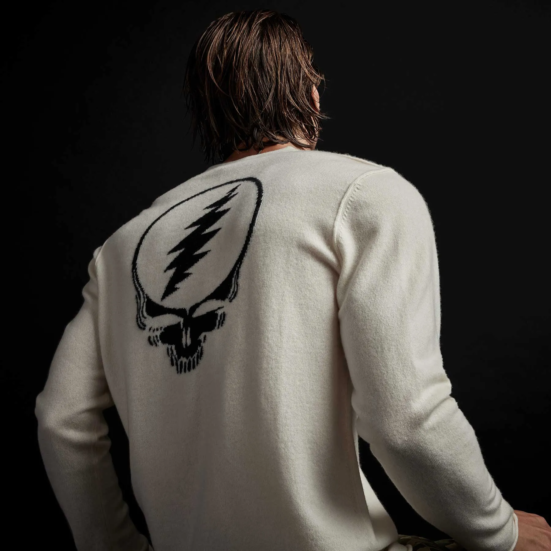 Grateful Dead Recycled Cashmere Sweater - Ivory