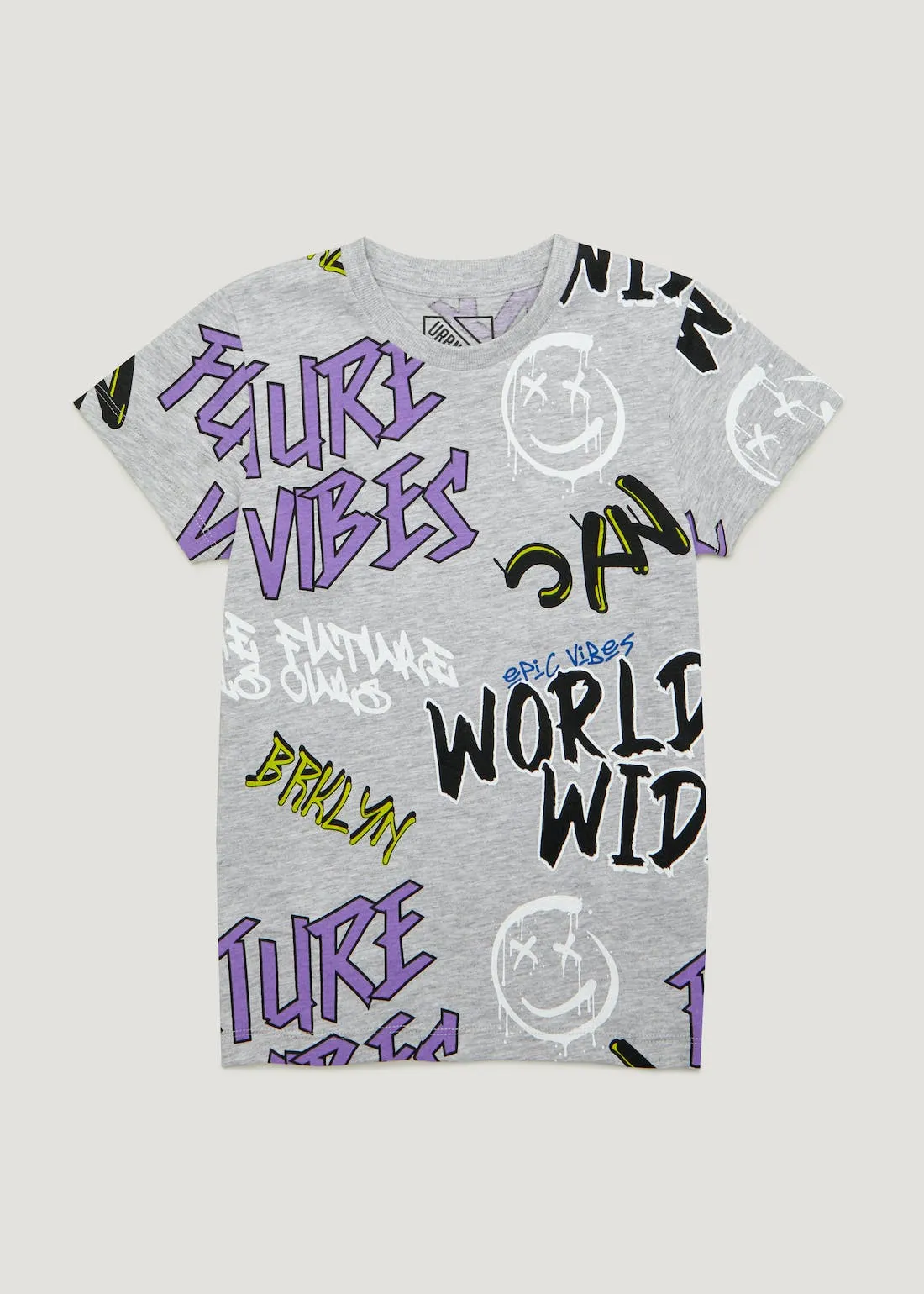 Grey Graffiti T-Shirt