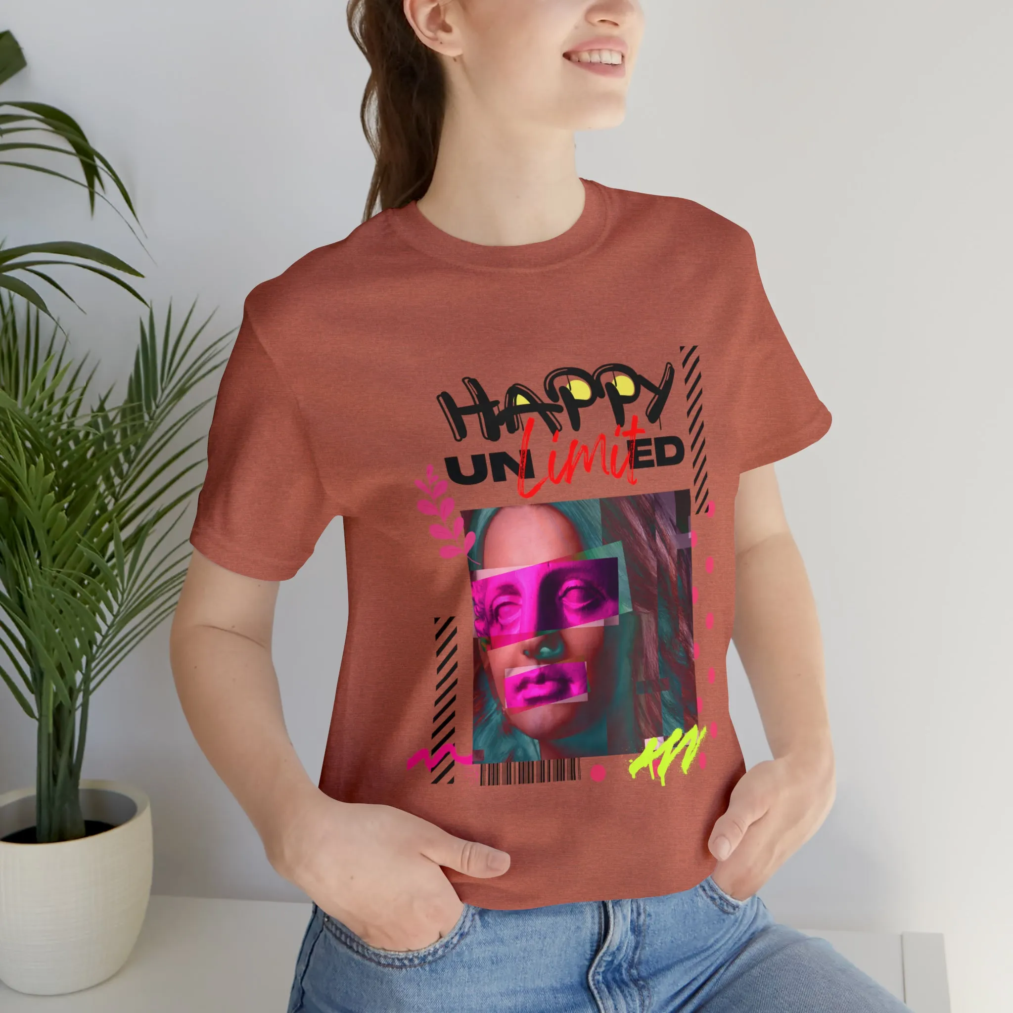 Happy unlimited urban streetwear Unisex Jersey Short Sleeve Tee