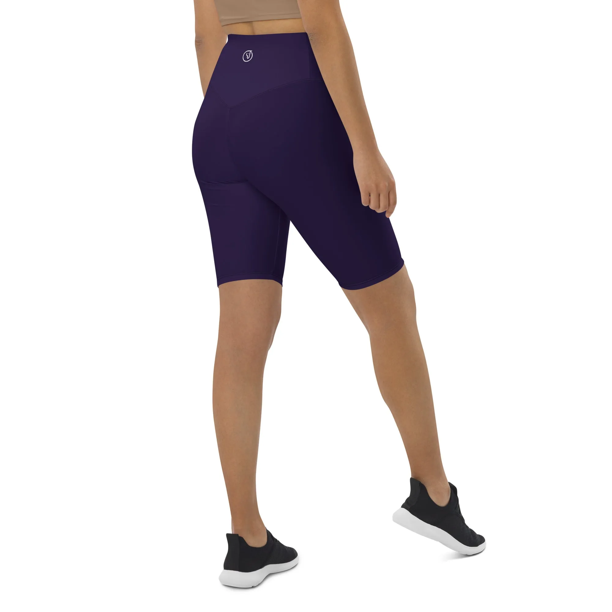 Humble Sportswear™ Deep Purple High Waist Shorts