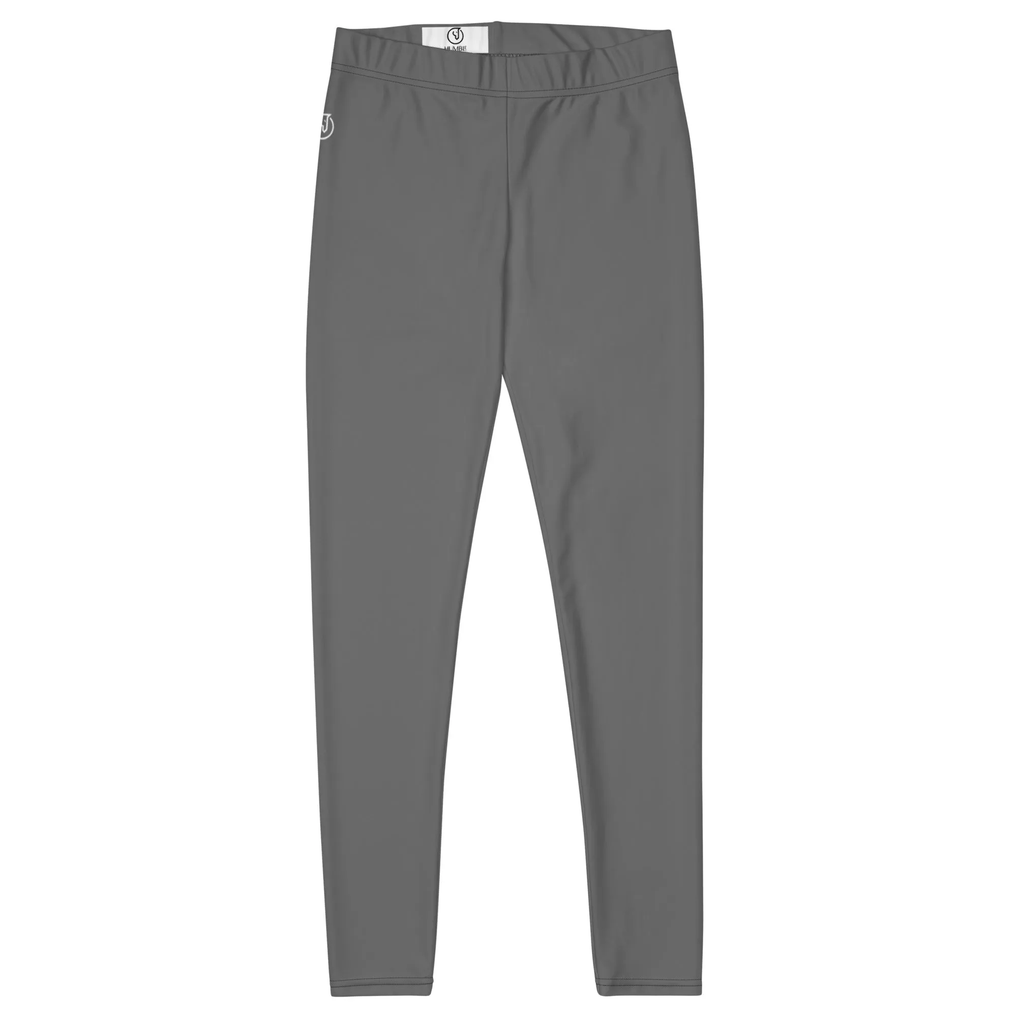 Humble Sportswear™ Pure Grey Spandex Leggings