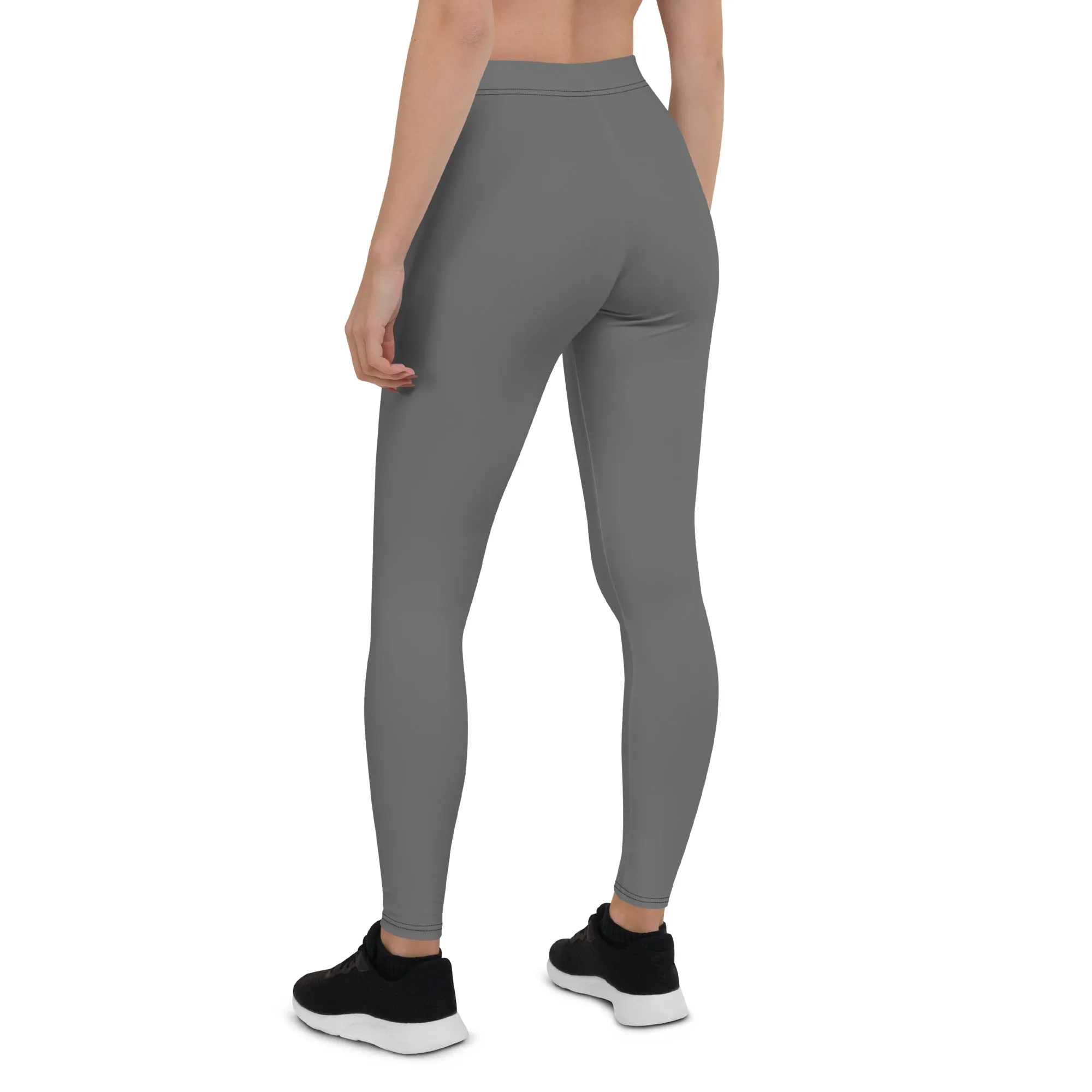 Humble Sportswear™ Pure Grey Spandex Leggings