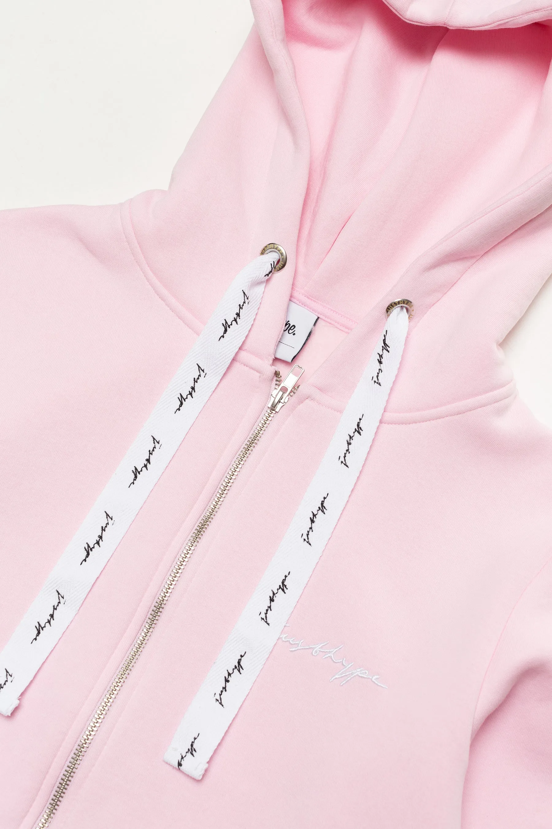 Hype Womens Pink Scribble Zip Hoodie