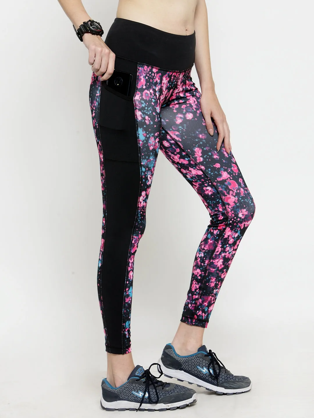 Invincible Women’s Bubbles Print Sports Luxe Leggings