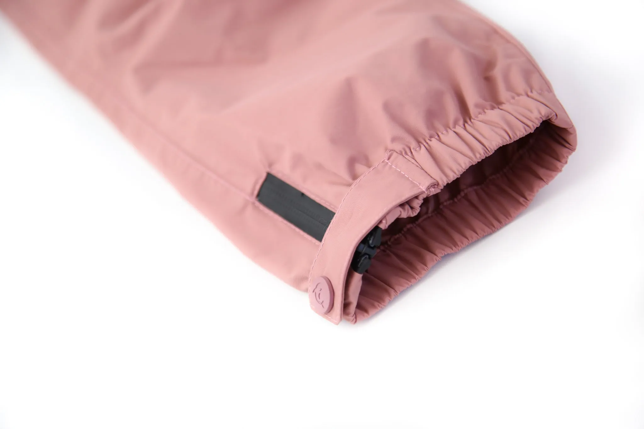 KidORCA Kids Rain Pants Hard Shell Waterproof _ Ash Rose