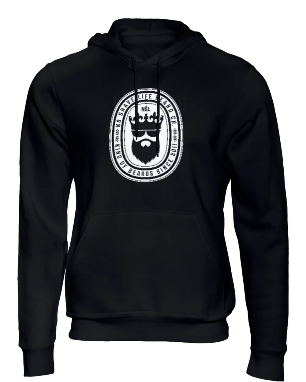 King of Beards NSL Black Hoodie