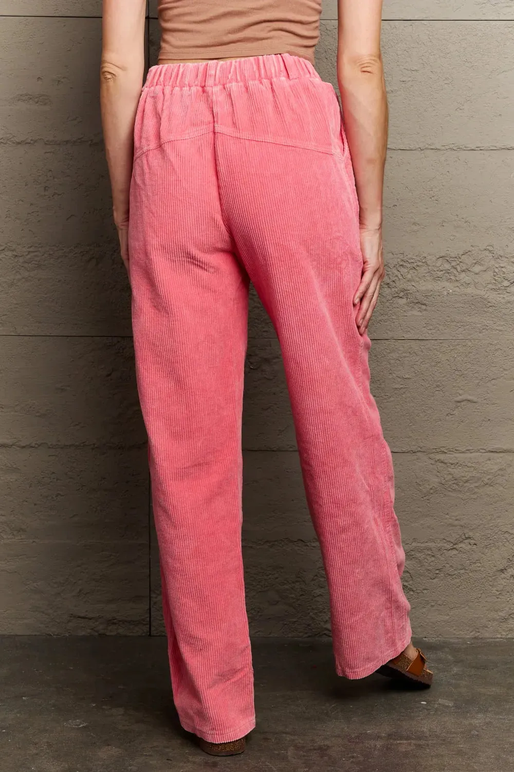 Leap Of Faith Corduroy Straight Fit Pants