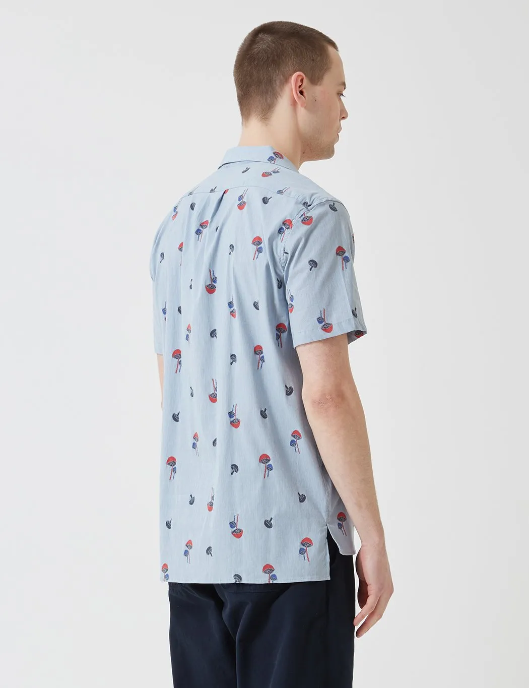 Libertine-Libertine Cave Shirt - Blue Pin Mushroom