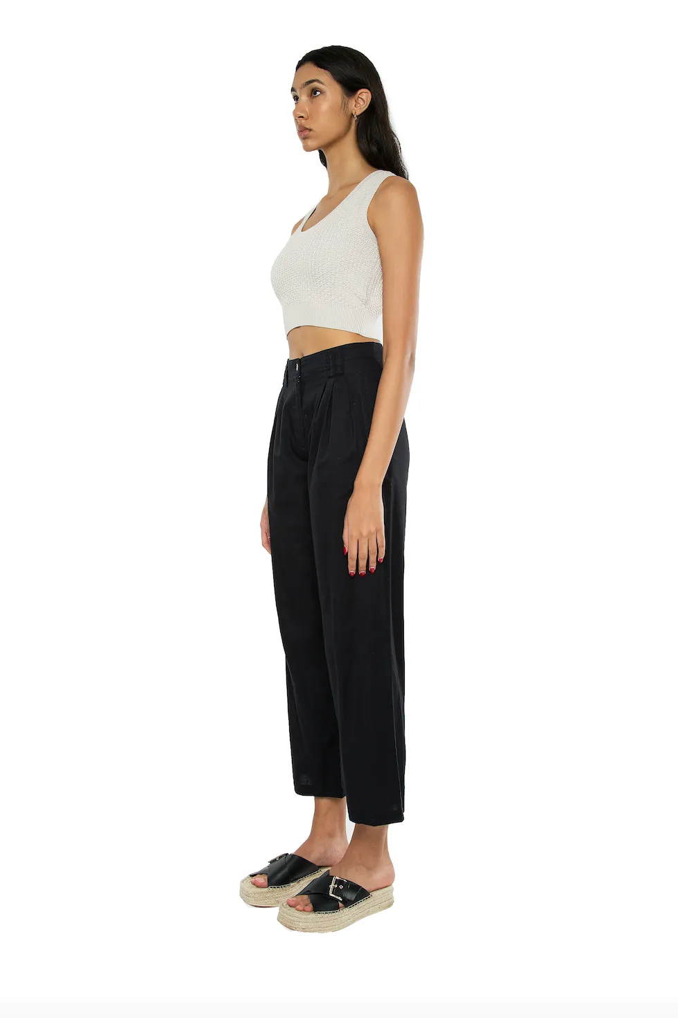 Louise Pants in Jet Black