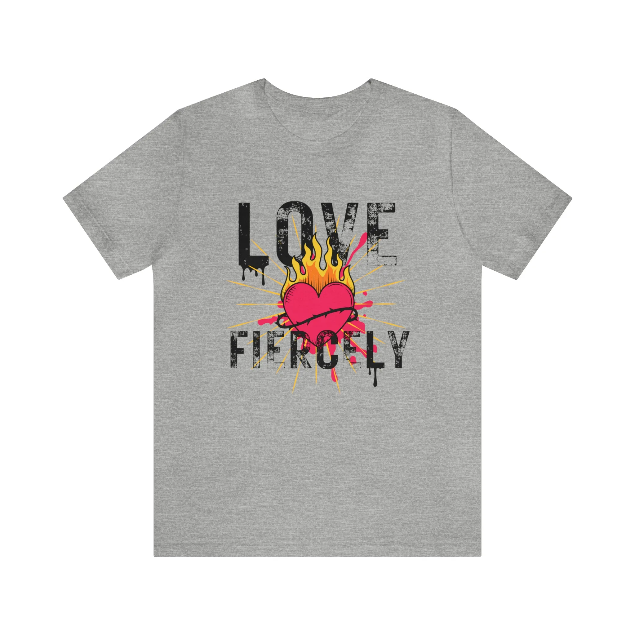 Love Fiercely Unisex Jersey Short Sleeve Tee